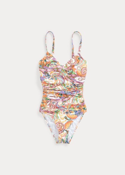 One-Piece Ralph Lauren Mujer Multicolor - Paisley V-Neck - HEOPQ5206